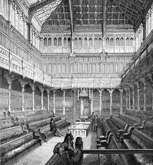 Framed Print : House of Commons, Westminster, London, 1900 Framed Print : House of Commons, Westminster, London, 1900