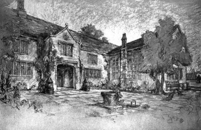 Framed Print : House designed upon old English farmhouse, 1925. Artist: M Adams-Acton Framed Print : House designed upon old English farmhouse, 1925. Artist: M Adams-Acton