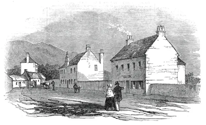 Framed Print : House at Duddingstone, where the Pretender slept on the night before the Battle of Framed Print : House at Duddingstone, where the Pretender slept on the night before the Battle of