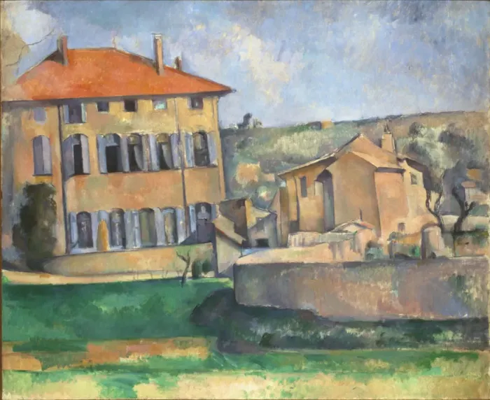 Framed Print : House and Farm at Jas de Bouffan Framed Print : House and Farm at Jas de Bouffan