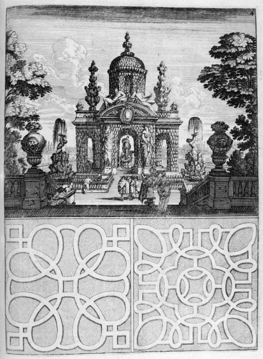 Framed Print : House and garden design, 1664. Artist: Georg Andreas Bockler Framed Print : House and garden design, 1664. Artist: Georg Andreas Bockler