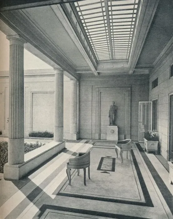Framed Print : House in Grosvenor Road Westminster - The Stoa Looking West. G. and A. Gilbert Scott, Architects Framed Print : House in Grosvenor Road Westminster - The Stoa Looking West. G. and A. Gilbert Scott, Architects