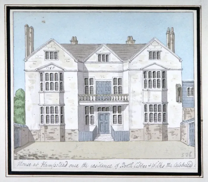 Framed Print : House at Hampstead, London, c1800 Framed Print : House at Hampstead, London, c1800