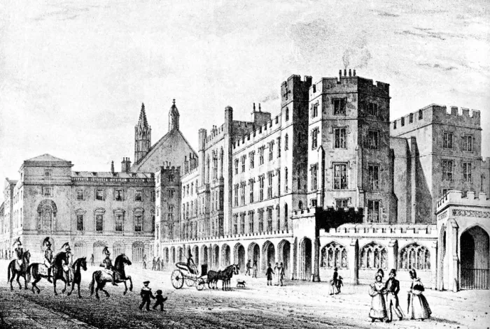 Framed Print : The House of Lords and House of Commons, Westminster, early 19th century (c1905) Framed Print : The House of Lords and House of Commons, Westminster, early 19th century (c1905)