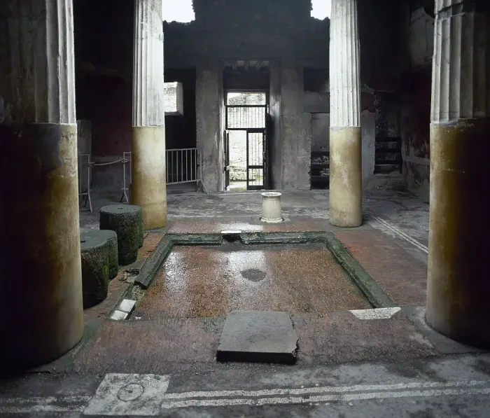 Framed Print : House of Lucius Ceius Secondus or House of the Ceii, Way of Abundance, Pompeii, Italy, 1st cent. Creator: LTL Framed Print : House of Lucius Ceius Secondus or House of the Ceii, Way of Abundance, Pompeii, Italy, 1st cent. Creator: LTL