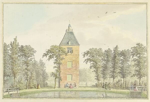 The house at Maarssen, noon, 1757-1822. Creator: Hermanus Petrus Schouten