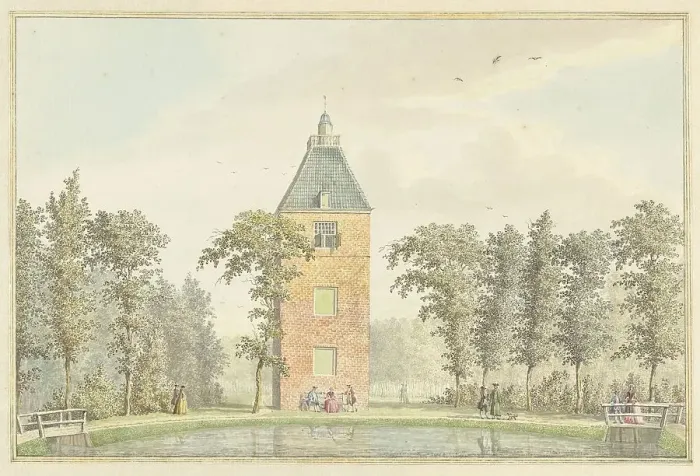 Framed Print : The house at Maarssen, noon, 1757-1822. Creator: Hermanus Petrus Schouten Framed Print : The house at Maarssen, noon, 1757-1822. Creator: Hermanus Petrus Schouten