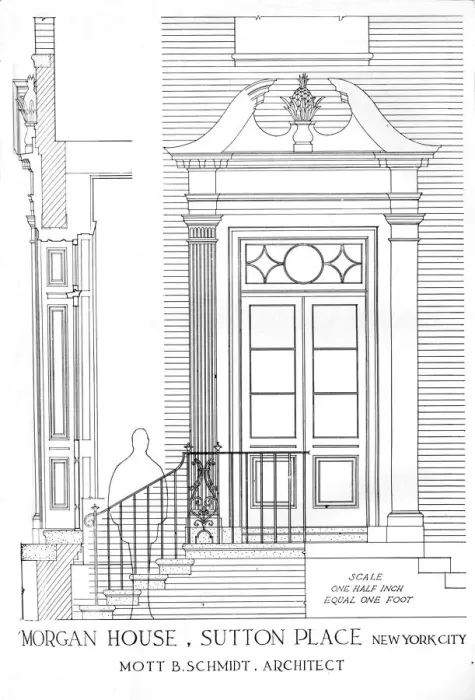 Framed Print : House of Miss Anne Morgan, Sutton Place, New York City, 1924 Framed Print : House of Miss Anne Morgan, Sutton Place, New York City, 1924