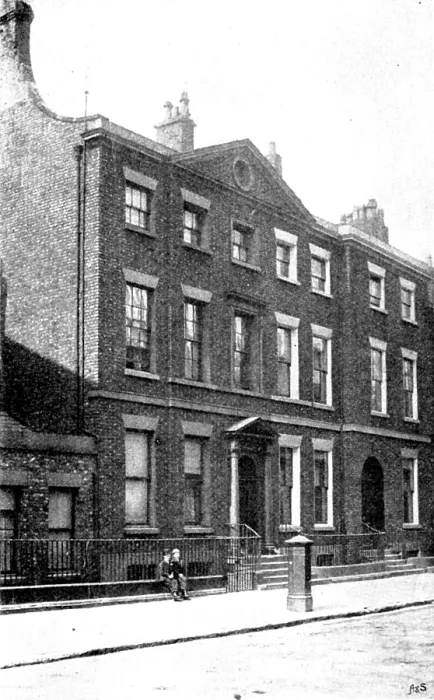 Framed Print : The house in which Mr. Gladstone was born, at Liverpool, 1898. Creator: Unknown Framed Print : The house in which Mr. Gladstone was born, at Liverpool, 1898. Creator: Unknown