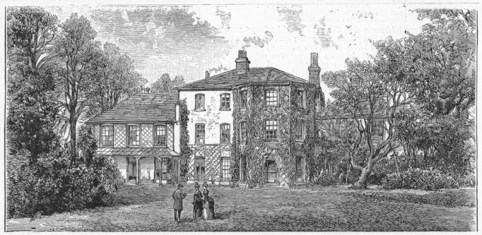Framed Print : Down House, near Beckenham, Kent, 1887 Framed Print : Down House, near Beckenham, Kent, 1887