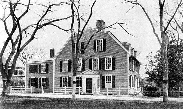 The House of Oliver Wendell Holmes at Cambridge, Mass. U. S. A, 1923. Artist: Rischgitz Collection