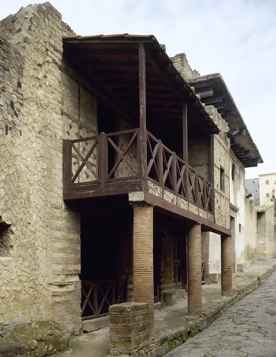 Framed Print : House of the Opus Craticium or Casa a Graticcio, Herculaneum, Italy, 2002. Creator: LTL Framed Print : House of the Opus Craticium or Casa a Graticcio, Herculaneum, Italy, 2002. Creator: LTL