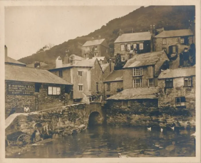 Framed Print : House On Props - Polperro, 1927 Framed Print : House On Props - Polperro, 1927