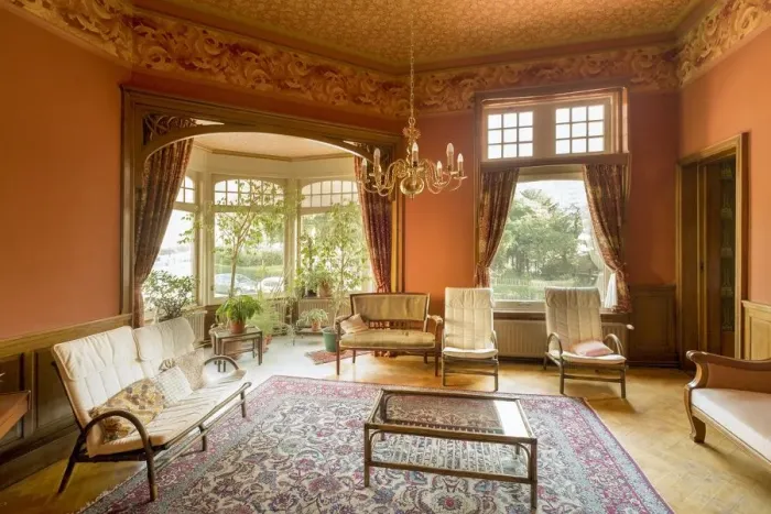 Framed Print : House of the Quakers, 50 Sq. Ambiorix, Brussels, Belgium, (1899), c2014-2017. Artist Framed Print : House of the Quakers, 50 Sq. Ambiorix, Brussels, Belgium, (1899), c2014-2017. Artist