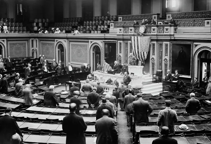 Framed Print : House in session, May 1911. Creator: Bain News Service Framed Print : House in session, May 1911. Creator: Bain News Service