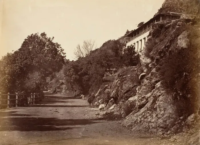 Framed Print : House in Simla, 1850s. Creator: Unknown Framed Print : House in Simla, 1850s. Creator: Unknown