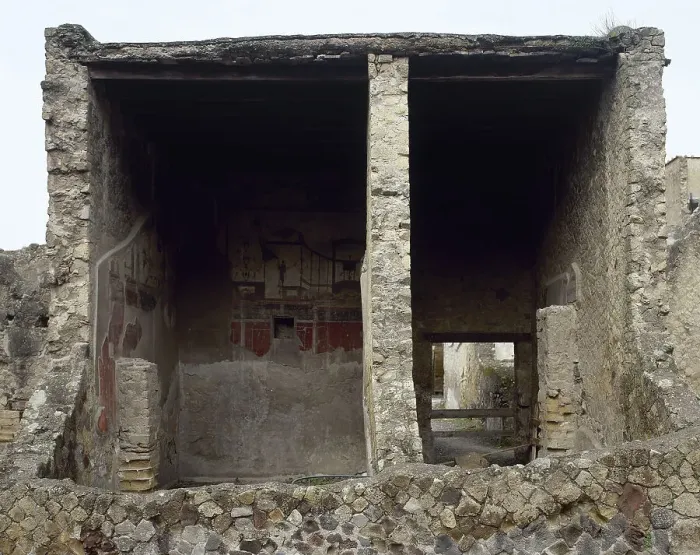 Framed Print : The House of the Stags, Herculaneum, Italy, 1st century (2002). Creator: LTL Framed Print : The House of the Stags, Herculaneum, Italy, 1st century (2002). Creator: LTL