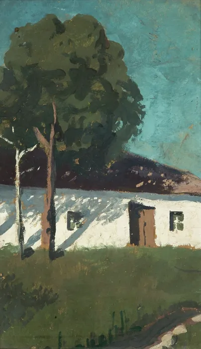 Framed Print : House in the Sun, between 1899-1901. Creator: Henryk Szczyglinski Framed Print : House in the Sun, between 1899-1901. Creator: Henryk Szczyglinski