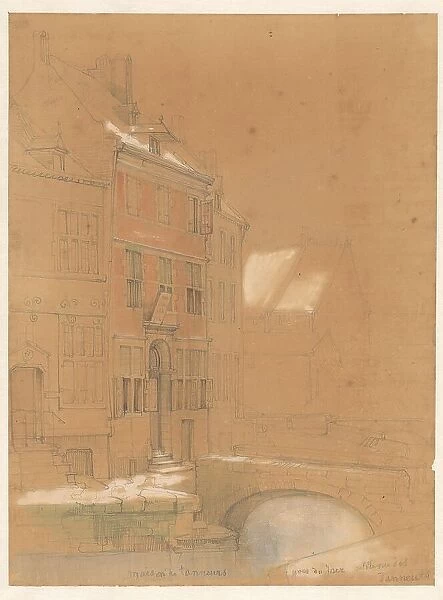 House of tanners in Maastricht, 1839. Creator: Alexander Schaepkens