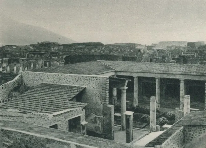 Framed Print : House of the Vettii, Pompeii, Italy, 1927. Artist: Eugen Poppel Framed Print : House of the Vettii, Pompeii, Italy, 1927. Artist: Eugen Poppel