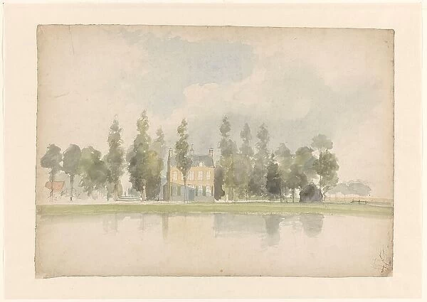 House on the Vliet in Voorburg, 1827-1897. Creator: Lodewijk Johannes Kleijn