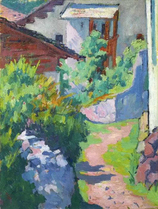 Framed Print : House and way in Capolago, 1921 Framed Print : House and way in Capolago, 1921