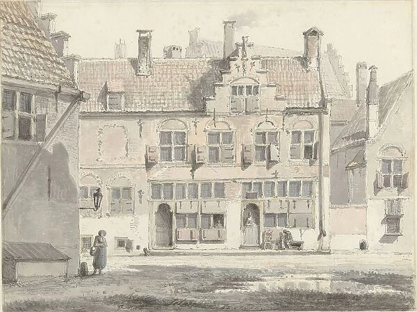 Houses in Amersfoort, 1825. Creator: Johannes Jelgerhuis