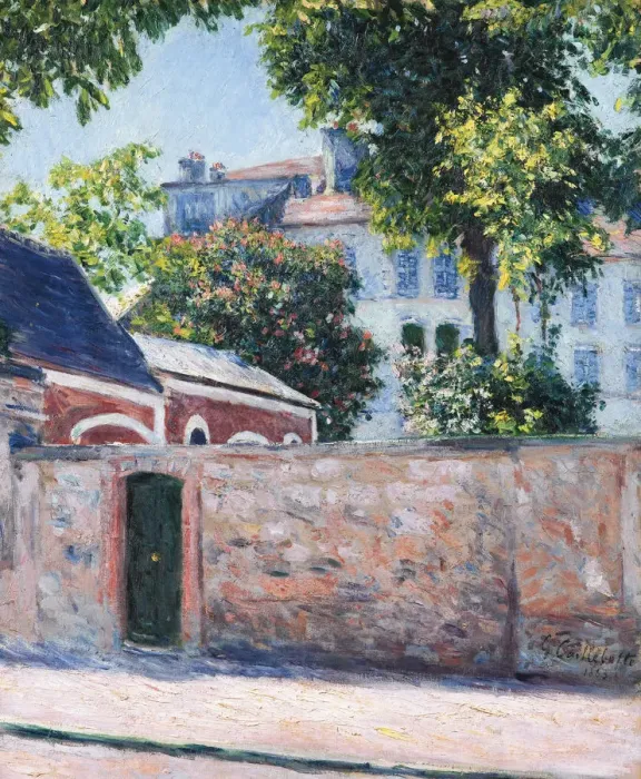 Framed Print : Houses in Argenteuil, 1883. Artist: Caillebotte, Gustave (1848-1894) Framed Print : Houses in Argenteuil, 1883. Artist: Caillebotte, Gustave (1848-1894)