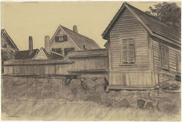 Houses, Gloucester, c. 1923. Creator: Edward Hopper