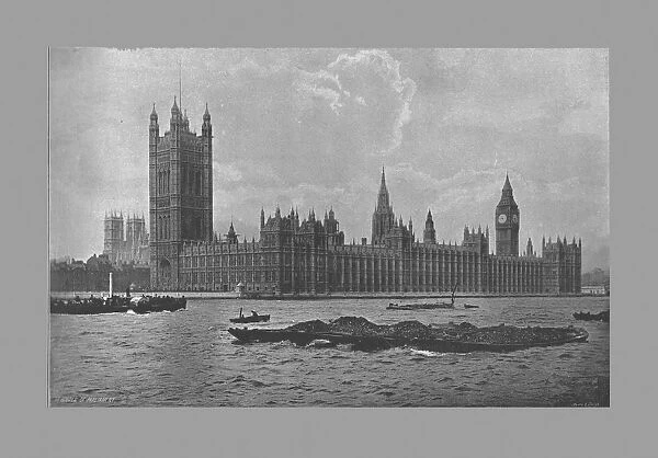 The Houses of Parliament, London, c1900. Artist: Frith & Co