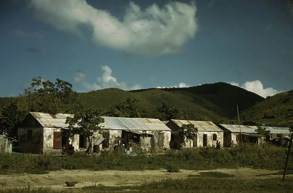 Houses on St. Croix island, Virgin Islands, 1941. Creator: Jack Delano