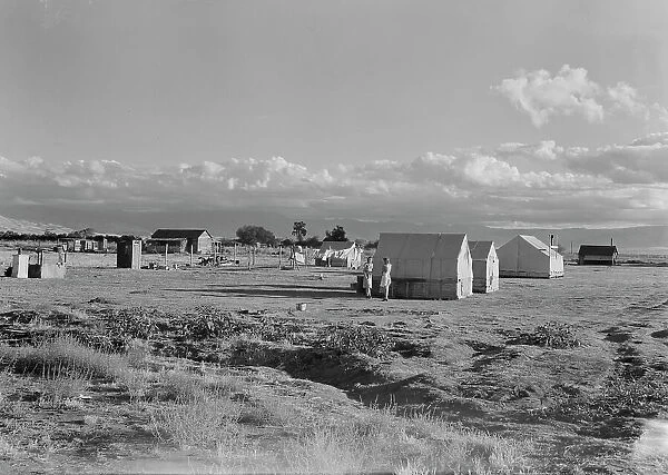 Housing of families living on (WPA) jobs, Kern County, California, 1938. Creator: Dorothea Lange