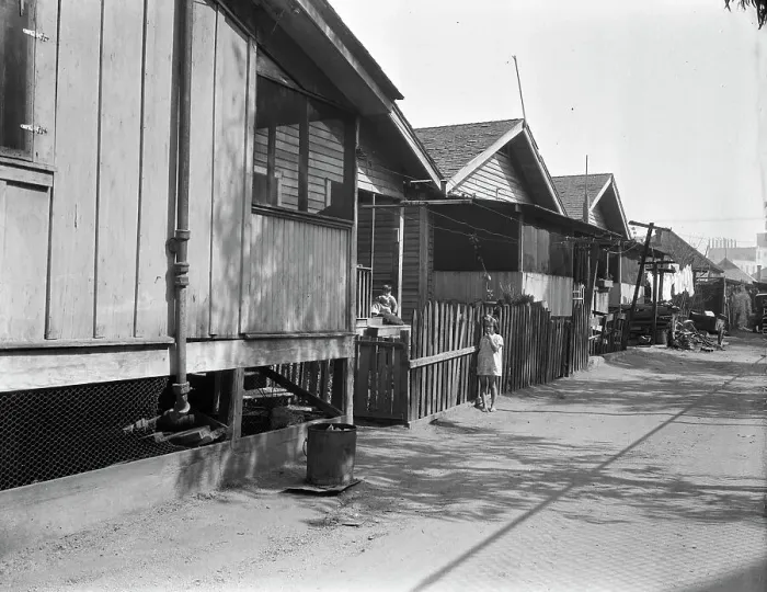 Framed Print : Housing, within five minutes walk of City Hall, City of Los Angeles, 1936. Creator: Dorothea Lange Framed Print : Housing, within five minutes walk of City Hall, City of Los Angeles, 1936. Creator: Dorothea Lange