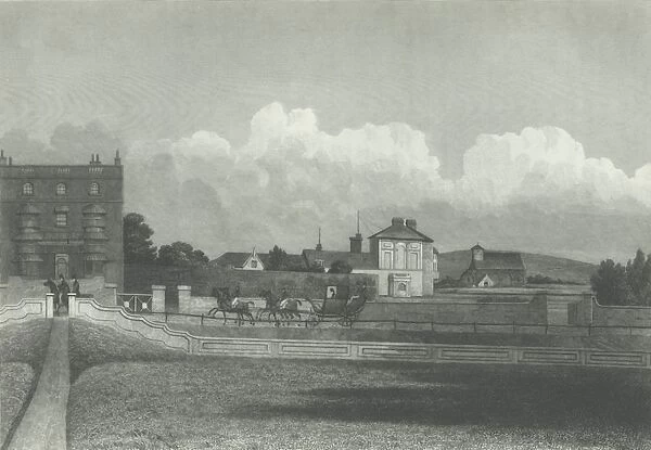 Hove Church, From the Sea, 1835. Creator: Charles J Smith