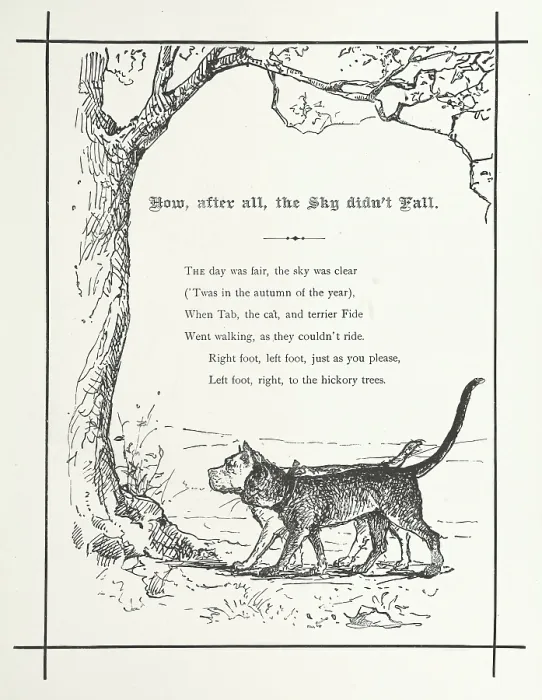 Framed Print : How, after all, the Sky didn't Fall, 1884. Creator: Walter Satterlee. How, after all, the Sky didn't Fall, 1884. Creator: Walter Satterlee Framed Print : How, after all, the Sky didn't Fall, 1884. Creator: Walter Satterlee. How, after all, the Sky didn't Fall, 1884. Creator: Walter Satterlee