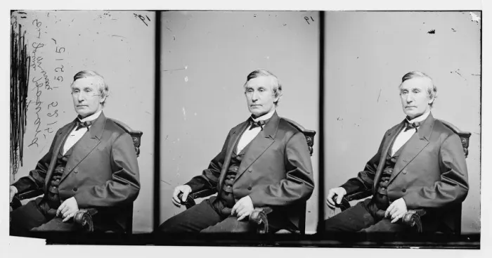 Framed Print : Howard, Hon. Jacob Merritt of Mich. ca. 1860-1865. Creator: Unknown Framed Print : Howard, Hon. Jacob Merritt of Mich. ca. 1860-1865. Creator: Unknown