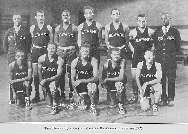 The Howard University Varsity Basketball Team, 1927. Creator: Addison N. Scurlock