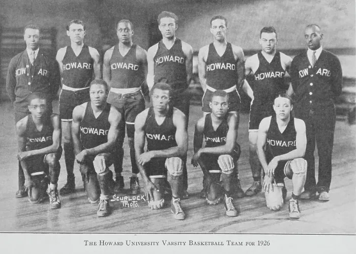 Framed Print : The Howard University Varsity Basketball Team, 1927. Creator: Addison N. Scurlock