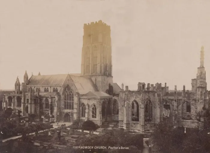 Framed Print : Howden Church, Poultons Series, 1929. Creator: Unknown Framed Print : Howden Church, Poultons Series, 1929. Creator: Unknown