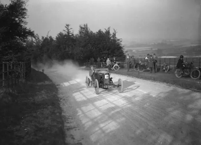 Framed Print : HR Godfrey driving a GN Bluebottle, Inter-Varsity Hillclimb, Tring, Hertfordshire, 5 March 1921 Framed Print : HR Godfrey driving a GN Bluebottle, Inter-Varsity Hillclimb, Tring, Hertfordshire, 5 March 1921