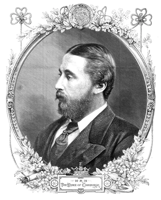 Framed Print : H.R.H. the Duke of Edinburgh, 1874. Creator: Unknown Framed Print : H.R.H. the Duke of Edinburgh, 1874. Creator: Unknown