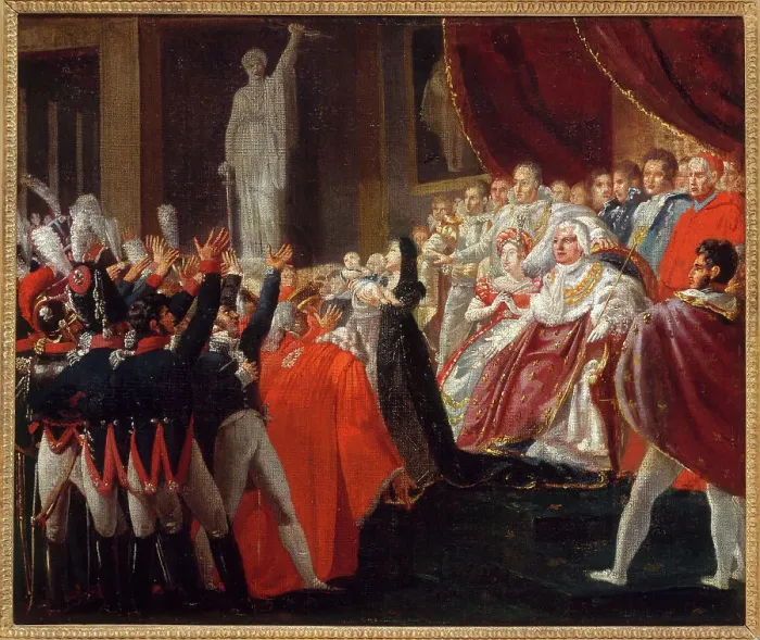 Framed Print : H.R.H. Monseigneur the Duke de Bordeaux presented to the people... c1822. Creator: Unknown Framed Print : H.R.H. Monseigneur the Duke de Bordeaux presented to the people... c1822. Creator: Unknown