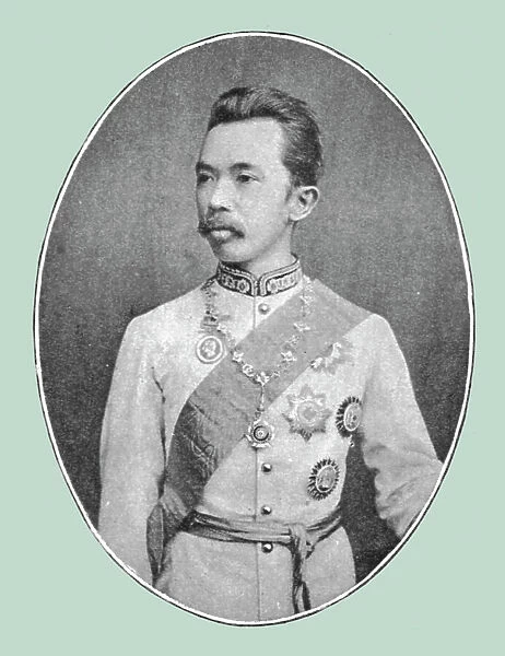 H.R.H. Prince Damrong, half brother to the King of Siam, 1891. Creator: Unknown