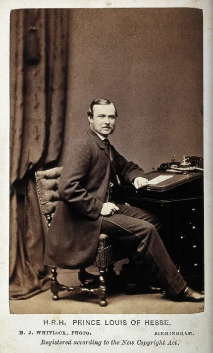 Framed Print : HRH Prince Louis of Hesse. Creator: Henry Joseph Whitlock Framed Print : HRH Prince Louis of Hesse. Creator: Henry Joseph Whitlock
