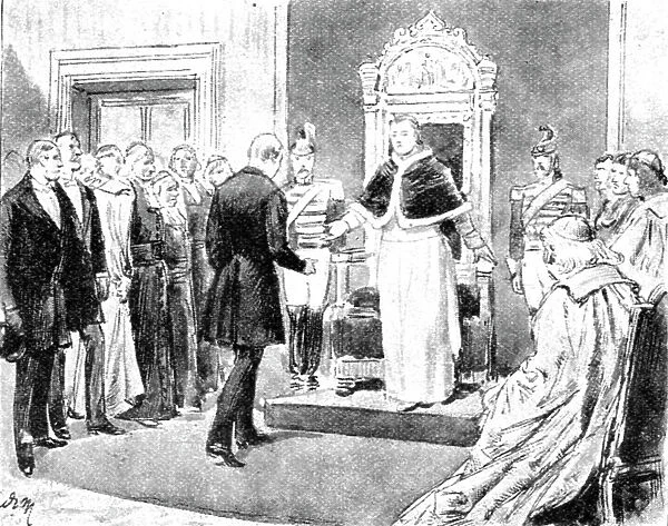 'H.R.H. The Prince of Wales; A Visit to Pope Pius IX. At Rome, 1891. Creator: Unknown