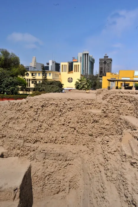 Framed Print : Huaca Huallamarca San Isidro, Lima, Peru, 2015. Creator: Luis Rosendo