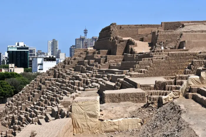 Framed Print : Huaca Pucllana Miraflores, Lima, Peru, 2015. Creator: Luis Rosendo Framed Print : Huaca Pucllana Miraflores, Lima, Peru, 2015. Creator: Luis Rosendo