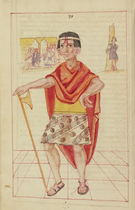 Framed Print : Huayna Capac, completed in 1616. Creator: Unknown Framed Print : Huayna Capac, completed in 1616. Creator: Unknown