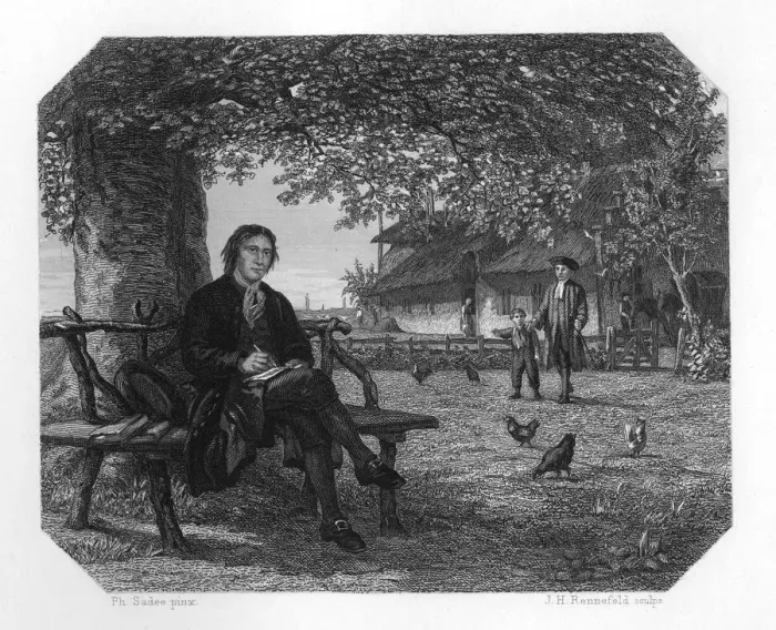 Framed Print : Hubert Kornelisz and Justus van Effen, c1870. Artist: JH Rennefeld Framed Print : Hubert Kornelisz and Justus van Effen, c1870. Artist: JH Rennefeld
