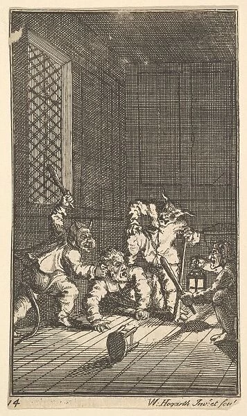 Hudibras Catechized (Seventeen Small Illustrations for Samuel Butler's Hudibras, no